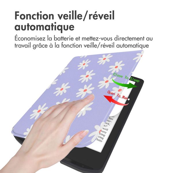 imoshion Design Slim Hard Case Sleepcover Pocketbook Verse / Verse Pro / Verse Pro Color / Vivlio Light / Light HD - Flowers Distance
