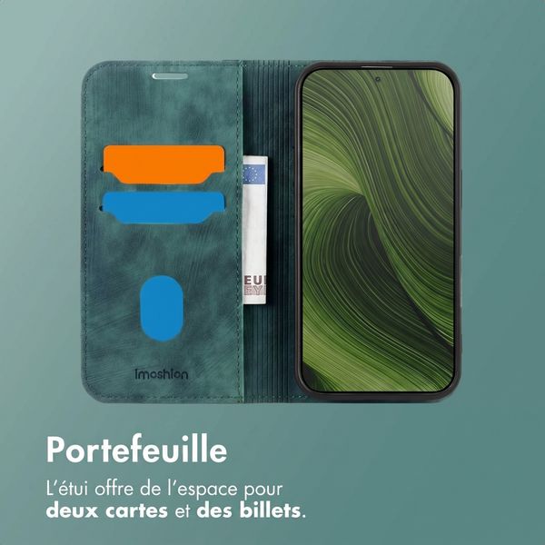 imoshion Étui de téléphone portefeuille Slim Fairphone 6 - Vert foncé