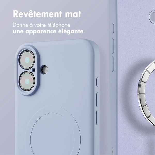 imoshion Coque Couleur avec MagSafe Apple iPhone 16 - Lila / Lilac