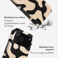 Selencia Coque arrière Vivid Apple iPhone 17 Pro - Art Wave Black