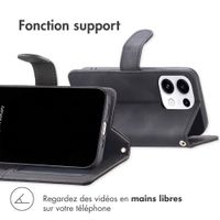 imoshion Etui de télephone portefeuille avec cordon Oppo Reno 16 / 16 Pro - Noir