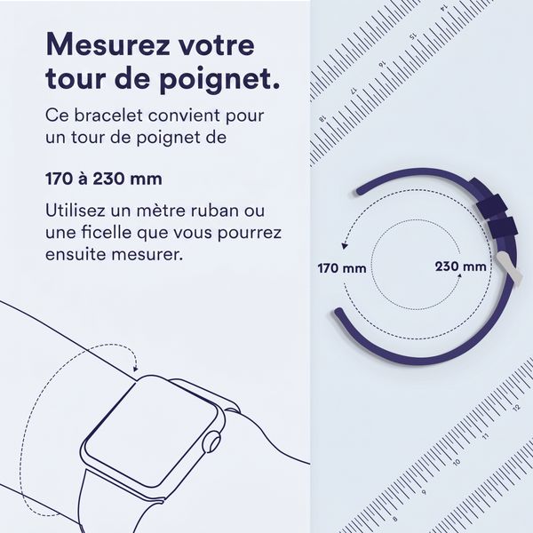 imoshion Pr2199 Fitbit Versa 4 / 3 / Sense (2) - Blue / Grey