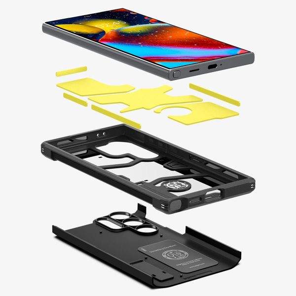 Spigen Coque Tough Armor Samsung Galaxy S24 Ultra - Noir