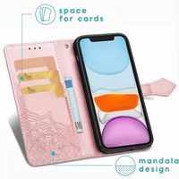 imoshion Etui de télephone Mandala Apple iPhone 13 Pro - Rose Doré
