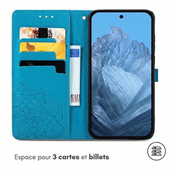 imoshion Etui de télephone Mandala Google Pixel 9 Pro XL - Turquoise