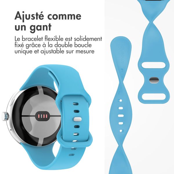 imoshion Bracelet en silicone⁺ Google Pixel Watch 3 / 4 (45 mm) - Taille S - Bleu