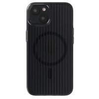 Accezz Coque arrière Lite avec MagSafe | Fluted | Apple iPhone 14 - Noir
