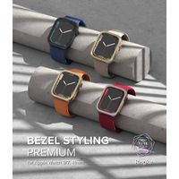 Ringke Style de lunette Apple Watch 7 / 8 / 9 - 41 mm - Hairline Bolts Gold