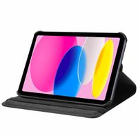 Concevez votre propre coque rotative à 360° Apple iPad 11 (2025) 11 pouces A16 / iPad 10 (2022) 10.9 pouces - Noir