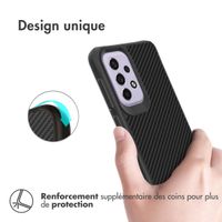 imoshion Rugged Hybrid Carbon Case Samsung Galaxy A33 - Noir