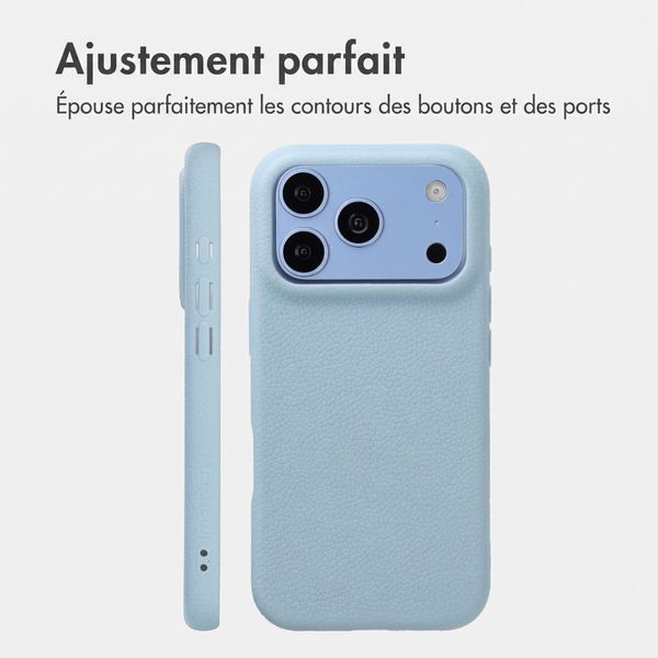 imoshion Coque arrière Texture Apple iPhone 18 Pro Max / 17 Pro Max - Bleu clair