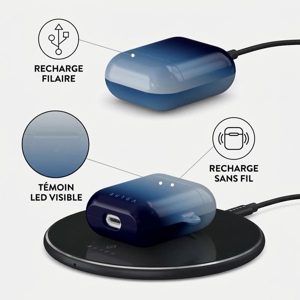 Burga Coque rigide Apple AirPods 1 / 2 - Zero Gravity
