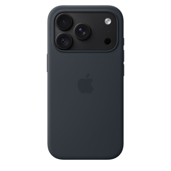 Apple Coque en silicone avec MagSafe Apple iPhone 18 Pro - Navy Blue
