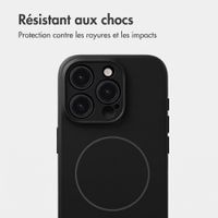 Accezz Coque Grip avec MagSafe Apple iPhone 15 Pro - Noir
