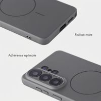 Accezz Coque Grip avec MagSafe Samsung Galaxy S26 Ultra - Gris