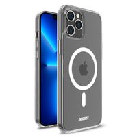 Accezz Coque Clear avec MagSafe pour l'Apple iPhone 13 Pro - Transparent