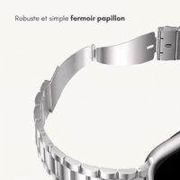 imoshion Bracelet acier Apple Watch | 44/45/46/49 mm - Argent