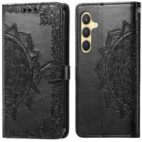 imoshion Etui de télephone Mandala Samsung Galaxy S25 / S24 - Noir
