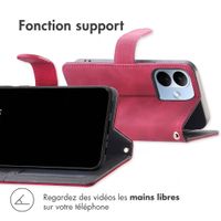 imoshion Etui de télephone portefeuille avec cordon Xiaomi Redmi Note 17 Pro - Rouge