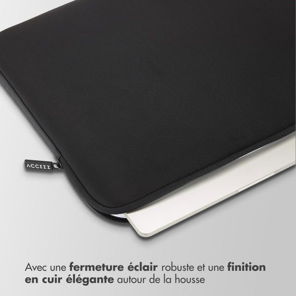 Accezz Pochette ordinateur 17 pouces - Noir