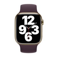 Apple Bracelet Boucle unique en Silicone Apple Watch | 38/40/41/42 mm - Taille 6 - Dark Cherry