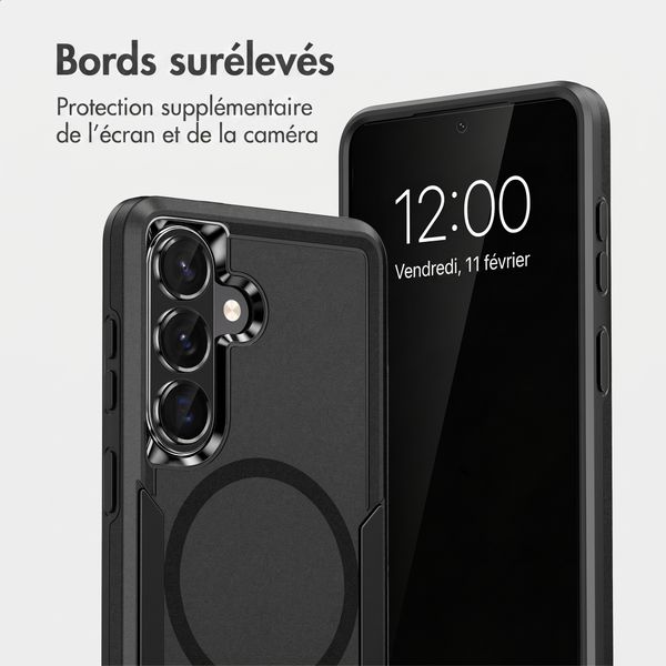 imoshion Coque arrière avec MagSafe Samsung Galaxy S25 / S24 - Noir