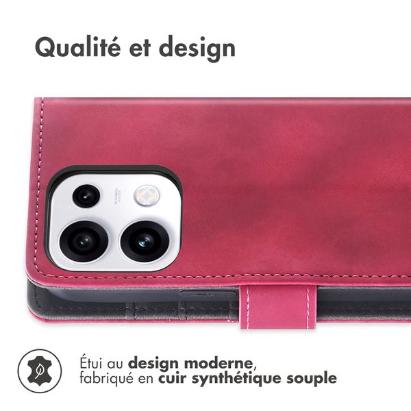imoshion Etui de télephone portefeuille avec cordon Oppo Reno 16 F - Rouge