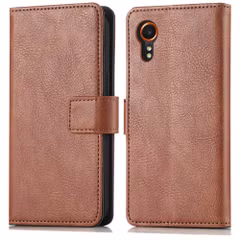 imoshion Étui de télephone portefeuille de luxe Samsung Galaxy Xcover 7 - Marron
