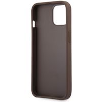 Guess Coque 4G Metal Logo Backcover Apple iPhone 13 - Marron