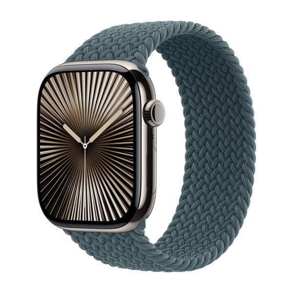 Apple 4 Pack Bracelet Solo tressé Apple Watch | 38/40/41/42 mm - Taille 7 - Black Unity/ (PRODUCT)RED/ Lavender/ Lake Green