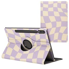 imoshion Coque tablette Design rotatif à 360° Samsung Galaxy Tab S10 Plus / Tab S9 FE Plus / Tab S9 Plus - Dancing Cubes