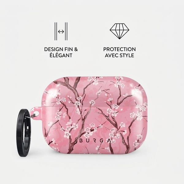 Burga Coque rigide Apple AirPods Pro 2 - Sakura