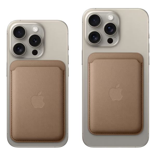 Apple FineWoven Wallet MagSafe avec fonction 'Find-My' - Taupe