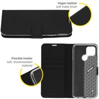 Accezz Étui de télephone Wallet Oppo A15 - Noir