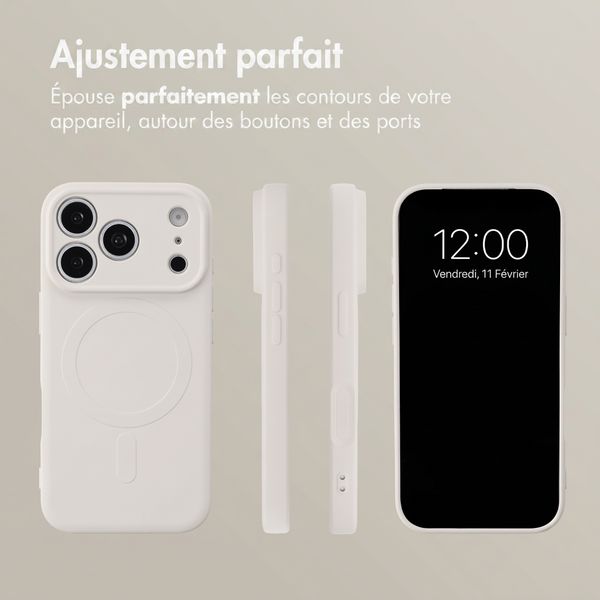 imoshion Coque Couleur avec MagSafe Apple iPhone 18 Pro Max / 17 Pro Max - Beige