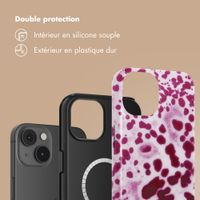 Selencia Coque arrière Vivid avec MagSafe Apple iPhone 14 - Cosmic Orchid