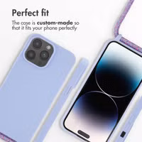 imoshion Coque en silicone avec cordon Apple iPhone 14 Pro Max - Violet