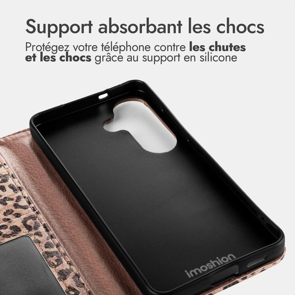 imoshion Étui de télephone portefeuille Design Samsung Galaxy S26 FE - Leopard Mood