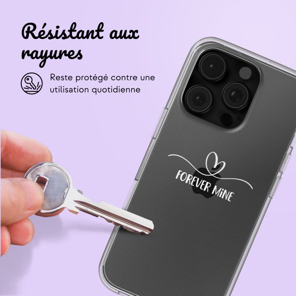 Coque avec votre propre photo et/ou texte Apple iPhone 16 Pro - Sierlijk hartje