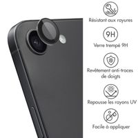 imoshion Lot de 2 protections d'objectif de caméra pour Apple iPhone 17e / 16e - Noir