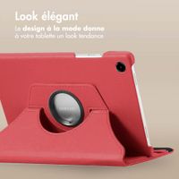 imoshion Coque tablette rotatif à 360° Samsung Galaxy Tab A11 / A9 8.7 pouces - Rouge