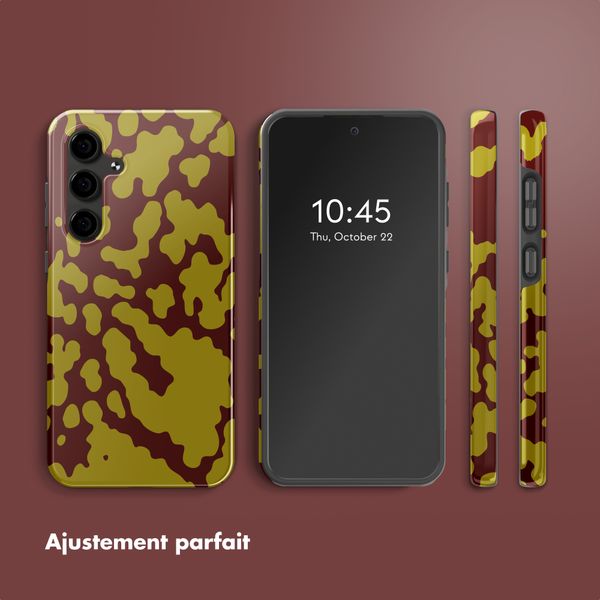Selencia Coque arrière Vivid Samsung Galaxy S24 FE - Moo'd Olive Dust