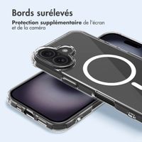imoshion Coque arrière de protection avec MagSafe Apple iPhone 16 - Transparent