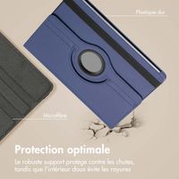 imoshion Coque tablette rotatif à 360° Samsung Galaxy Tab S10 Ultra / Tab S9 Ultra - Bleu foncé