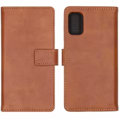 imoshion Étui de télephone portefeuille de luxe Samsung Galaxy A41 - Marron