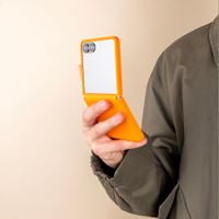 Accezz Coque arrière Grid Samsung Galaxy Z Flip 8 - Orange