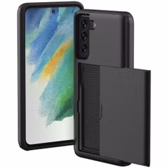 imoshion Coque arrière avec porte-cartes Samsung Galaxy S21 FE - Noir