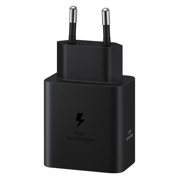 Samsung Adaptateur de charge USB-C Super Fast Charging original - 45 watts - Noir