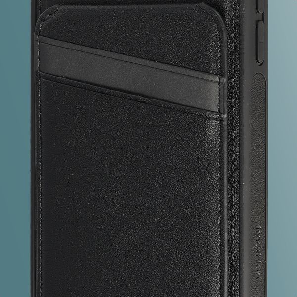 imoshion Coque arrière avec porte-cartes et support Apple iPhone 14 - Noir