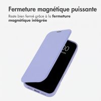 imoshion Bookcase transparente avec MagSafe Apple iPhone 18 Pro / 17 Pro - Lilas